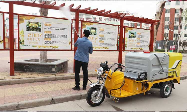 小型三輪高壓清洗車(chē)沒(méi)有壓力是怎么回事
