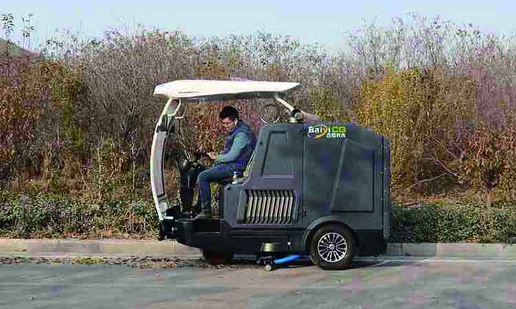 BY-T5樹葉收集車人行道、背街小巷落葉收集shen器