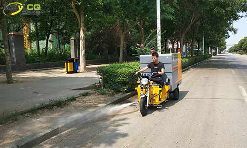 小型高壓清洗車道路清潔一車在手，清潔無憂