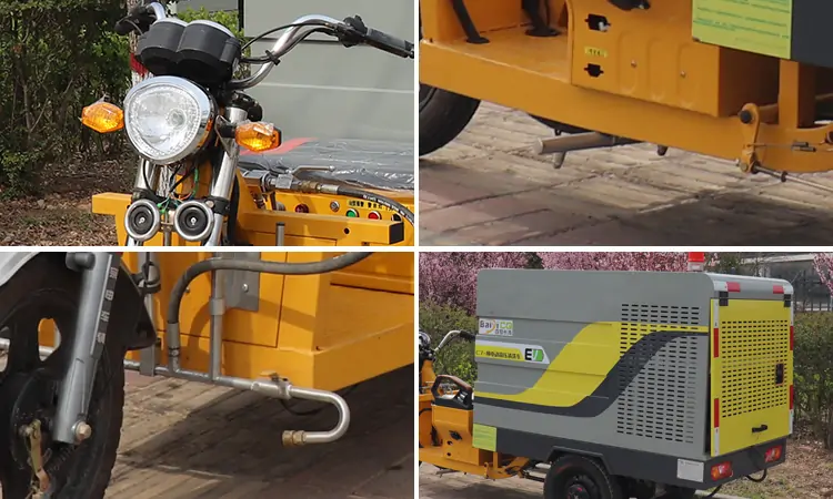 純電動(dòng)高壓清洗車(chē)BY-C7-L車(chē)輛配置