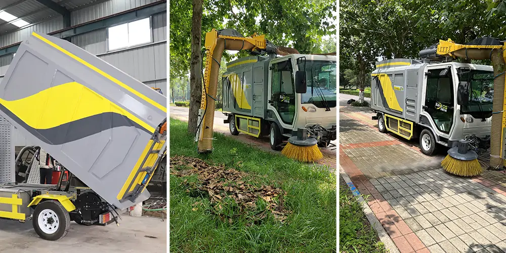 電動(dòng)樹葉收集車