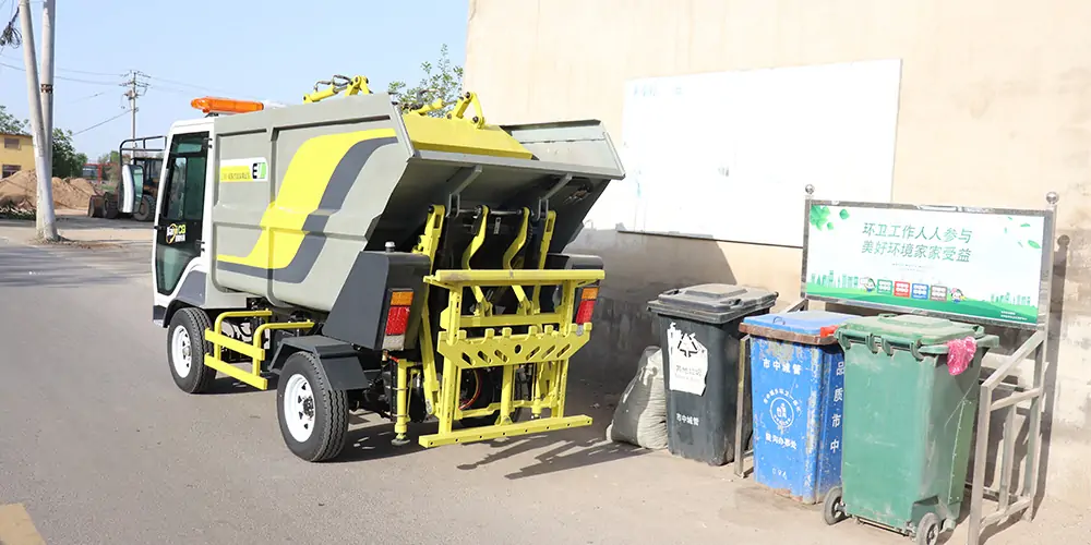 垃圾車_后裝式垃圾車_掛桶垃圾車_，小型垃圾車
