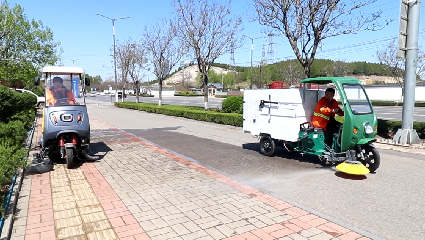 純電動(dòng)清掃車(chē)BY-S13工作模式