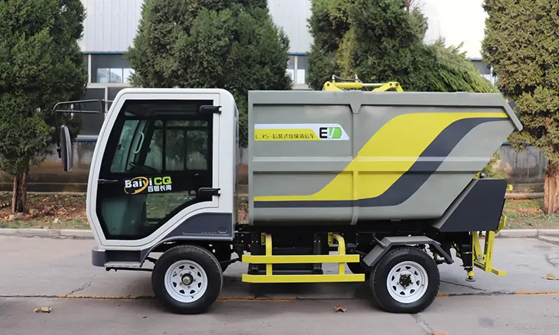 純電動(dòng)，低噪音，零排放！3.5立方后裝式垃圾清運(yùn)車物業(yè)小區(qū)垃圾轉(zhuǎn)運(yùn)難題解決者！