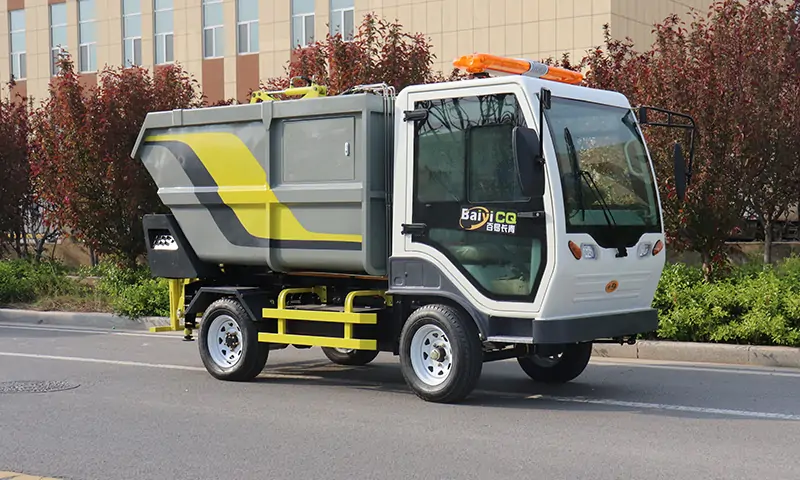 電動(dòng)后裝式垃圾車：環(huán)保革命的嶄新明星，物業(yè)景區(qū)園林垃圾轉(zhuǎn)運(yùn)好幫手