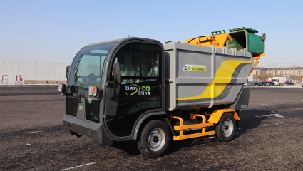 后裝式垃圾清運(yùn)車(chē)BY-L35工作模式