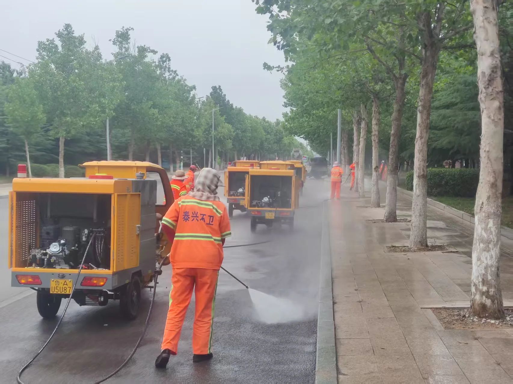 三輪高壓清洗車，多功能高壓清洗車，純電動(dòng)高壓清洗車