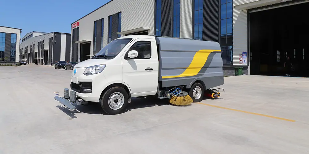 新能源洗掃車_小型洗掃車_洗掃車_純電動洗掃車